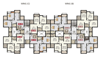 Project Image of 307.0 - 530.0 Sq.ft 1 RK Apartment for buy in Shrinivas Park