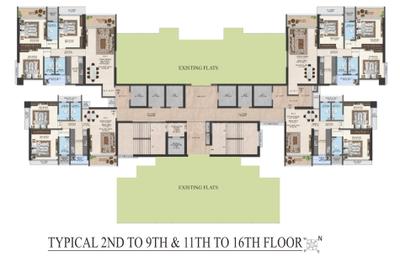 Project Image of 392.67 - 1018.59 Sq.ft 1 RK Apartment for buy in Shraddha Paradise Enclave