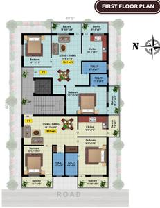 Project Image of 825.0 - 1256.0 Sq.ft 2 BHK Apartment for buy in Vani Majestic