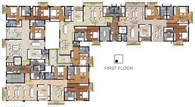 Project Image of 2700.0 - 2789.0 Sq.ft 3 BHK Apartment for buy in Nitesh Madison Square