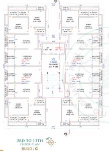 Project Image of 559.4 - 750.24 Sq.ft 2 BHK Apartment for buy in Harmony Firdos Heights