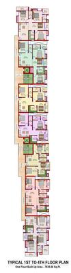 Project Image of 760.0 - 1095.0 Sq.ft 2 BHK Apartment for buy in Punavi Skyline