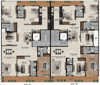 Project Image of 1550.0 - 5400.0 Sq.ft 3 BHK Apartment for buy in Laburnum Victory Floor 89
