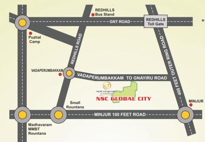 Project Image of 480.0 - 1915.0 Sq.ft Residential Plot Plot for buy in New NSC Global City Phase IV