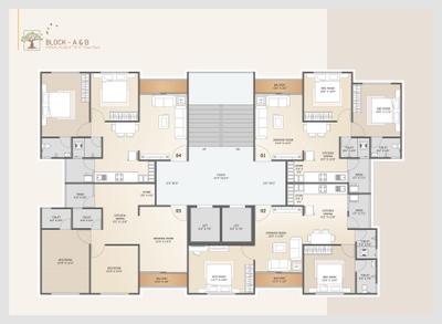 Project Image of 546.7 - 847.44 Sq.ft 2 BHK Apartment for buy in Raghuvir Aryaman Kalpvruksh