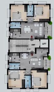 Project Image of 833.0 - 895.0 Sq.ft 2 BHK Apartment for buy in Silverpeak Residency