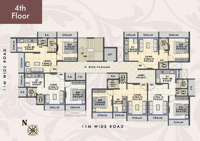 Project Image of 112.82 - 291.67 Sq.ft 1 RK Apartment for buy in Goldstone Golden Arcade