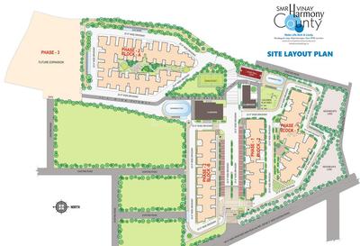 Project Image of 1255.0 - 2285.0 Sq.ft 2 BHK Apartment for buy in SMR Vinay Harmony County
