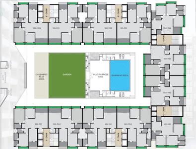 Project Image of 913.96 - 1161.96 Sq.ft 3 BHK Apartment for buy in Shreeji Two Phase 2