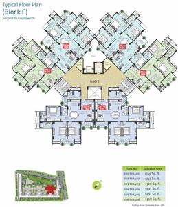 Project Image of 1328.0 - 3050.0 Sq.ft 2 BHK Apartment for buy in Manglam The Grand Residency