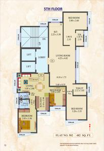 Project Image of 399.99 - 498.91 Sq.ft 1 BHK Apartment for buy in LMP Mahesh Bhavan CHSL