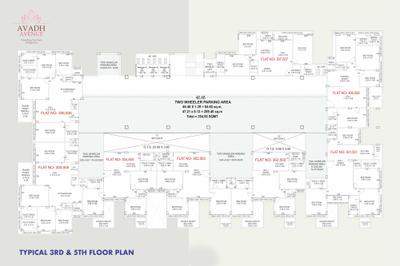 Project Image of 1243.55 - 1712.43 Sq.ft 3 BHK Apartment for buy in Orchid Avadh Avenue