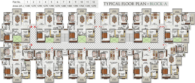 Project Image of 1120.0 - 2175.0 Sq.ft 2 BHK Apartment for buy in VBC Oracle Ridge