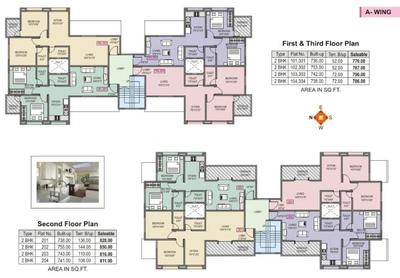 Project Image of 608.0 - 850.0 Sq.ft 1 BHK Apartment for buy in Shiv Vihar