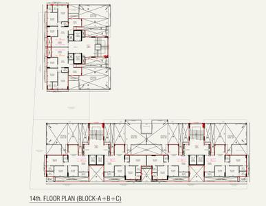 Project Image of 1760 Sq.ft 3 BHK Apartment / Flat for sale in South Bopal for Rs. 11700000