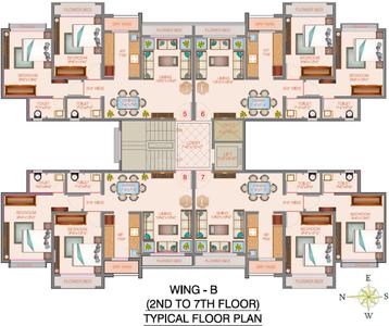 Project Image of 352.0 - 1000.0 Sq.ft 1 BHK Apartment for buy in Veena Velocity PH II