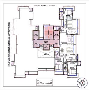 Project Image of 567.0 - 1521.0 Sq.ft 1 BHK Apartment for buy in Harshmaan Crescent Heights