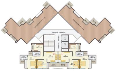 Project Image of 332.0 - 875.0 Sq.ft 1 BHK Apartment for buy in Colours Paradises