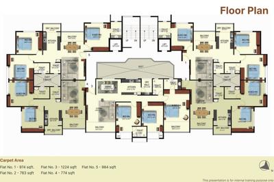 Project Image of 1652 Sq.ft 3 BHK Apartment / Flat for sale in Bhugaon for Rs. 11000000