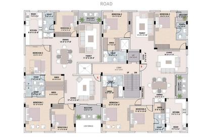 Project Image of 1467.0 - 2402.0 Sq.ft 3 BHK Apartment for buy in Tulasi