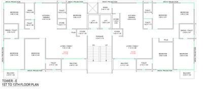 Project Image of 1504.9 - 1793.27 Sq.ft 4 BHK Apartment for buy in Samanvay Campus