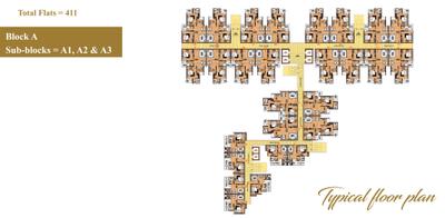 Project Image of 564.0 - 1725.0 Sq.ft 1 BHK Apartment for buy in Auric The Century Park