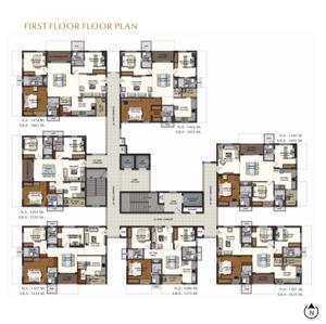 Project Image of 1375.0 - 2135.0 Sq.ft 3 BHK Apartment for buy in Bridge Paramount