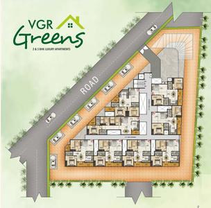 Project Image of 683.55 - 854.933 Sq.ft 2 BHK Apartment for buy in VGR Greens
