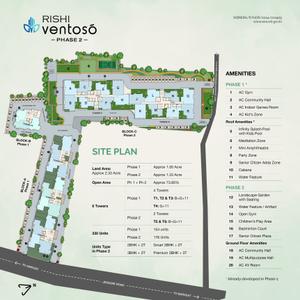 Project Image of 920.0 - 1489.0 Sq.ft 2 BHK Apartment for buy in Rishi Ventoso Phase 2