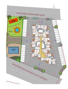 Project Image of 0.0 - 1090.0 Sq.ft 3 BHK Apartment for buy in Windows Society Phase 4