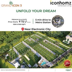 Project Image of 1200.0 - 2795.0 Sq.ft Residential Plot Plot for buy in Grand Icon 3