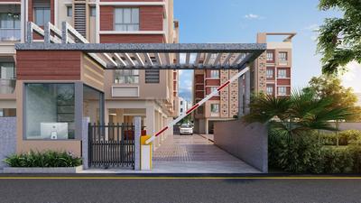 Hitech Residency Entrance Gate Security Cabin 1