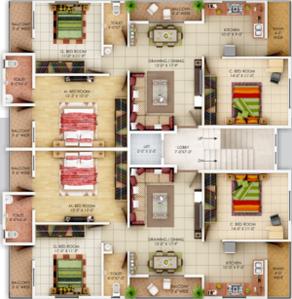 Project Image of 427.97 - 848.95 Sq.ft 2 BHK Apartment for buy in Empire Estate