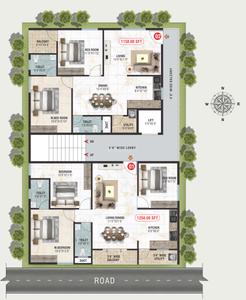 Project Image of 1150.0 - 1250.0 Sq.ft 2 BHK Apartment for buy in Canopus Gold