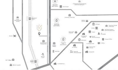 Project Image of 645.08 - 1360.02 Sq.ft 2 BHK Apartment for buy in Raymond The Address By GS Bandra Tower C