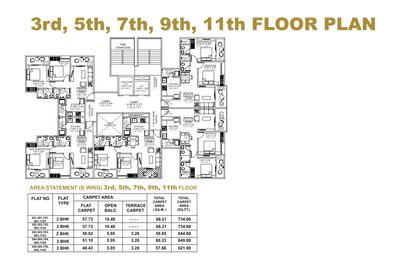 Project Image of 479.0 - 734.0 Sq.ft 1 BHK Apartment for buy in Kanifnath Archana Paradise Wing B