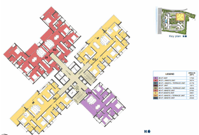 Project Image of 1750.0 - 2861.0 Sq.ft 3 BHK Apartment for buy in Prestige Ocean Pearl