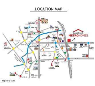 Project Image of 380.0 - 551.0 Sq.ft 1 BHK Apartment for buy in Land Craft Metro Homes Phase 2