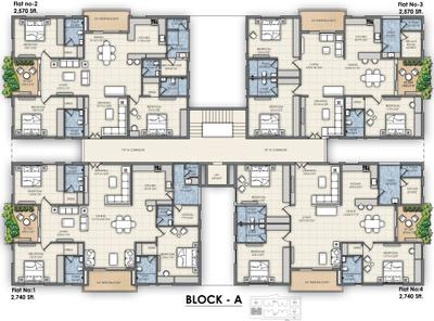 Project Image of 2025.0 - 2740.0 Sq.ft 3 BHK Apartment for buy in Patels Bright View