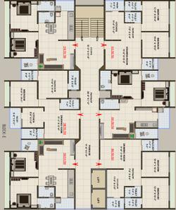 Project Image of 544.0 - 751.0 Sq.ft 2 BHK Apartment for buy in Maruti Radhe Elegance Block A B C D And E