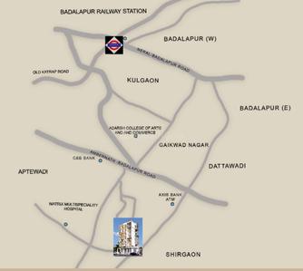 Project Image of 853 Sq.ft 2 BHK Apartment / Flat for sale in Badlapur East for Rs. 4200000