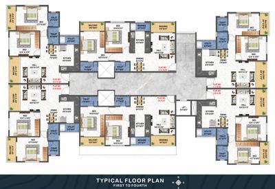 Project Image of 1094.0 - 1172.0 Sq.ft 2 BHK Apartment for buy in Krishna Dham Apartment