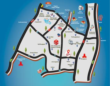 Project Image of 600.0 - 2400.0 Sq.ft Residential Plot Plot for buy in MRL OMR Golden City