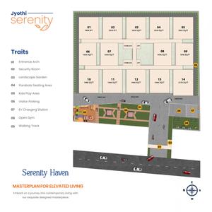 Project Image of 1656.0 - 2178.0 Sq.ft 3 BHK Apartment for buy in Jyothi Serenity