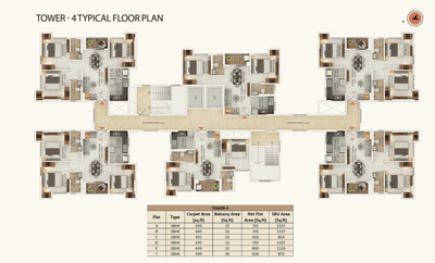Project Image of 854.0 - 1120.0 Sq.ft 2 BHK Apartment for buy in Himanga Bhawani Square One