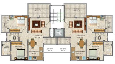 Project Image of 972.0 - 1030.0 Sq.ft 2 BHK Apartment for buy in Austin Belvedere