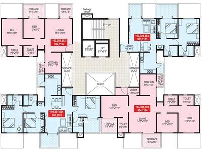 Project Image of 1302 Sq.ft 3 BHK Apartment / Flat for sale in Wakad for Rs. 12912322