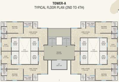 Project Image of 267.91 - 285.35 Sq.ft 1 BHK Apartment for buy in Shaniraj Maruti Nandan Residency
