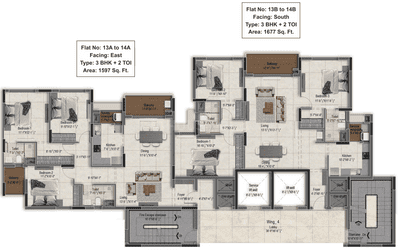 Project Image of 1338.0 - 3443.0 Sq.ft 2 BHK Apartment for buy in VGN Kensington Towers