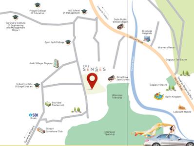 Project Image of 898.0 - 1271.0 Sq.ft 2 BHK Apartment for buy in The Senses